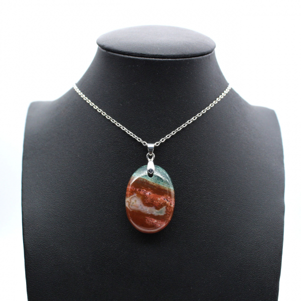 Orbicular Jasper Pendant