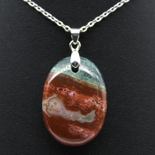 Orbicular Jasper Pendant