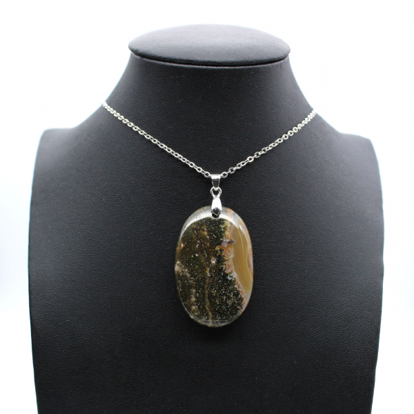 Orbicular Jasper Pendant