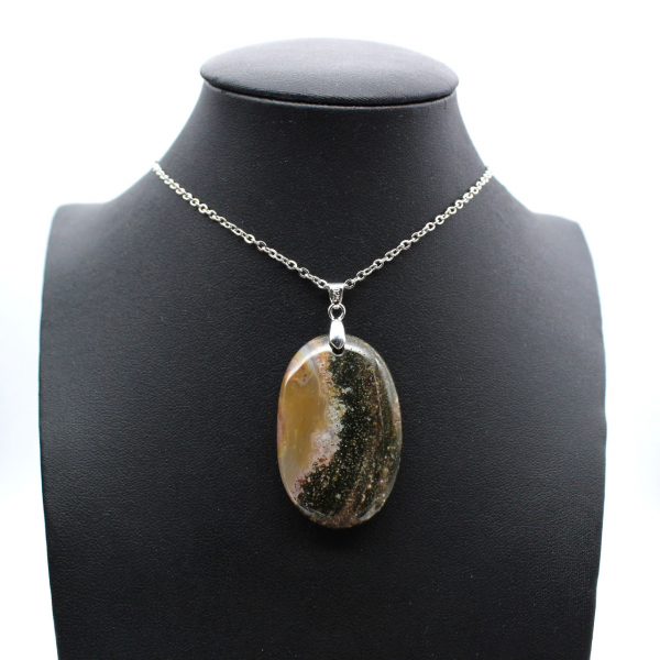 Orbicular Jasper Pendant