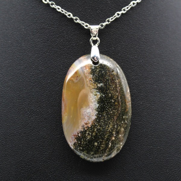 Orbicular Jasper Pendant