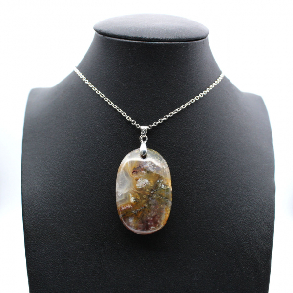 Orbicular Jasper Pendant