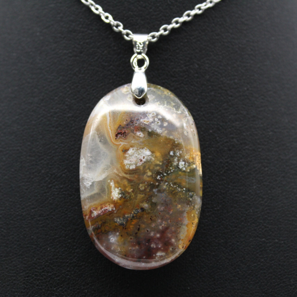 Orbicular Jasper Pendant