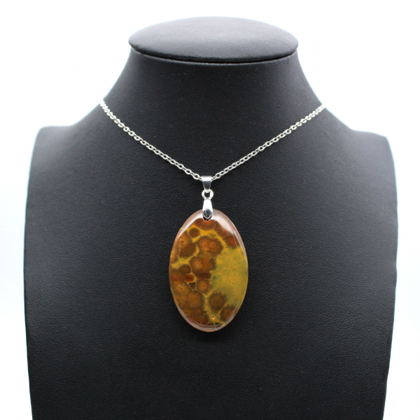 Orbicular Jasper Pendant