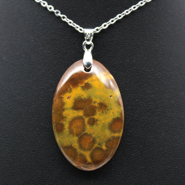 Orbicular Jasper Pendant