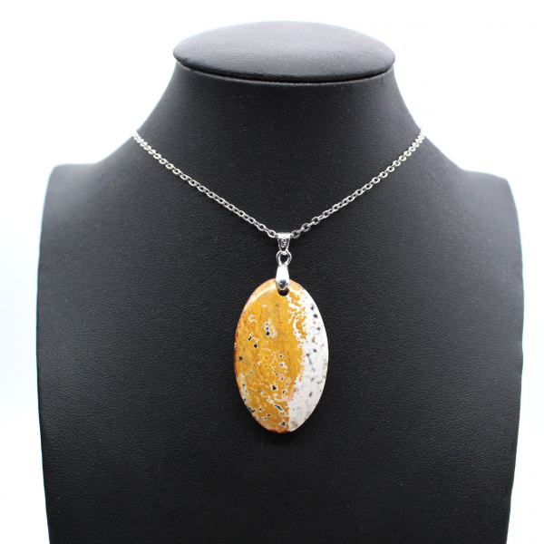 Orbicular Jasper Pendant