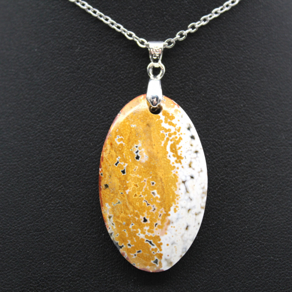 Orbicular Jasper Pendant