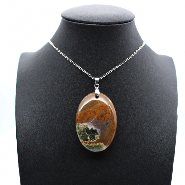 Orbicular Jasper Pendant