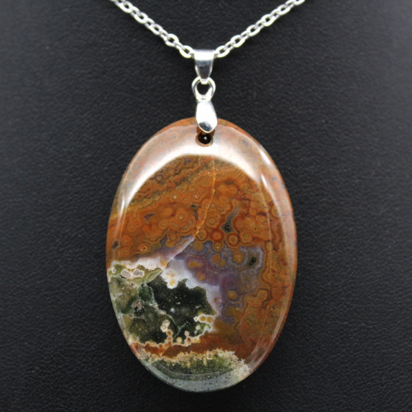 Orbicular Jasper Pendant