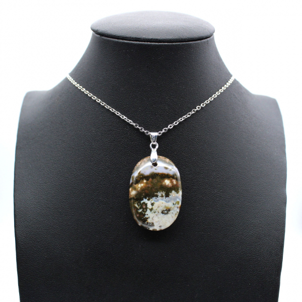 Orbicular Jasper Pendant