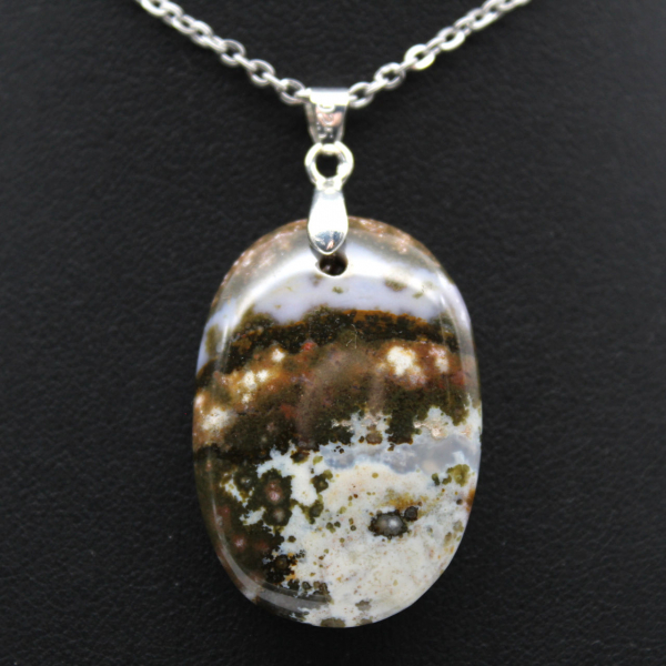 Orbicular Jasper Pendant