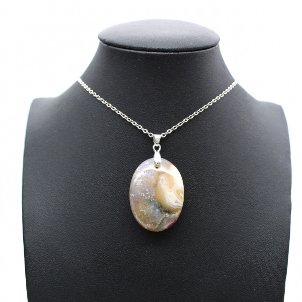 Orbicular Jasper Pendant