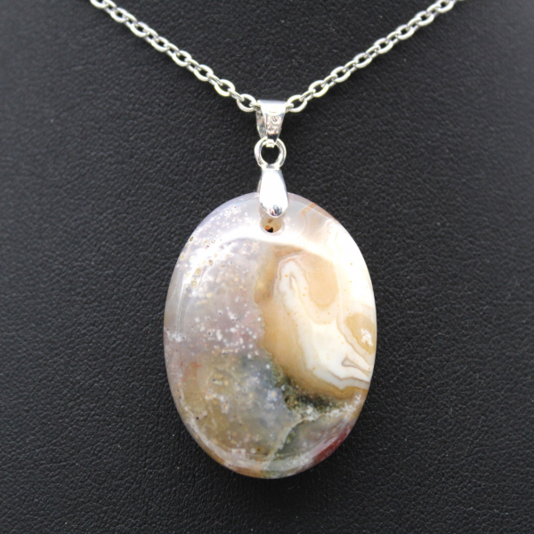 Orbicular Jasper Pendant