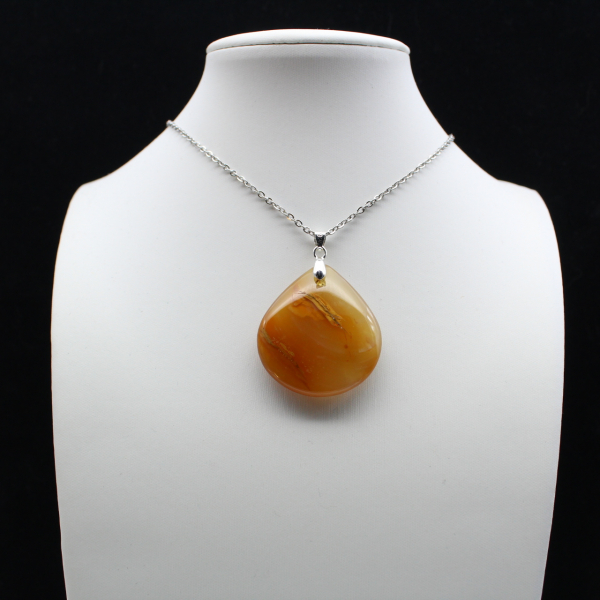 Carnelian drop pendant