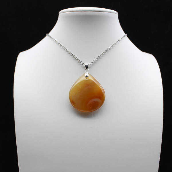 Carnelian drop pendant