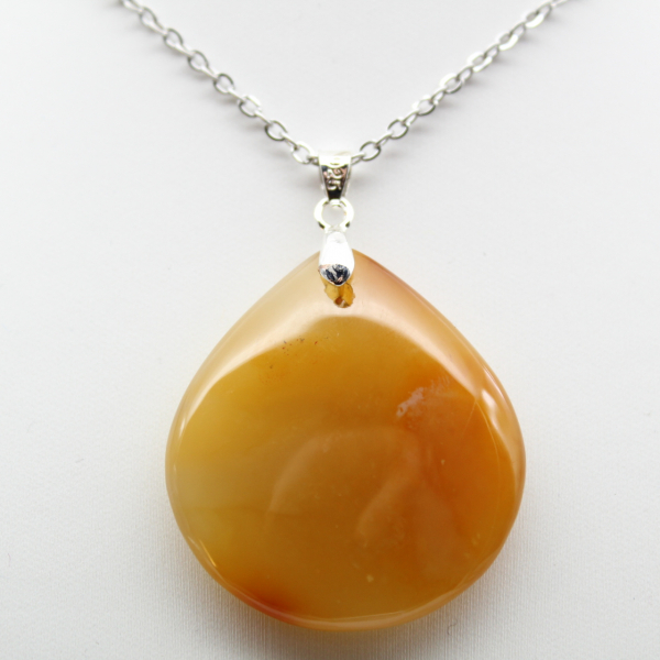 Carnelian drop pendant