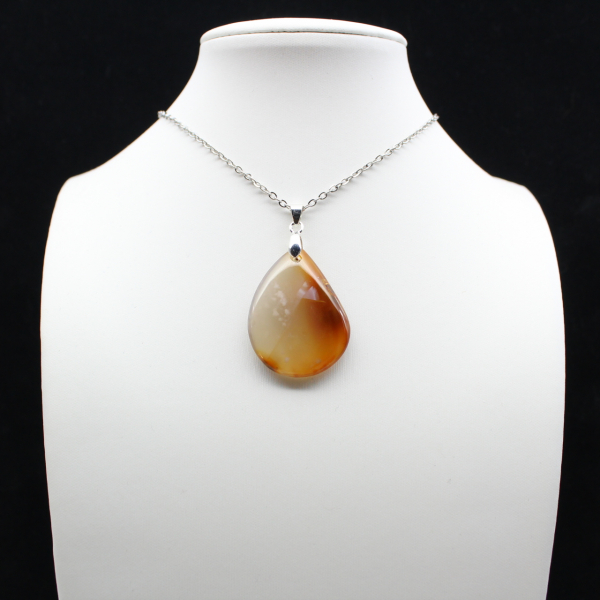 Carnelian drop pendant