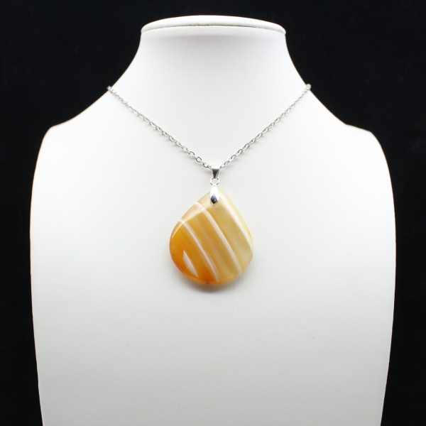 Carnelian drop pendant