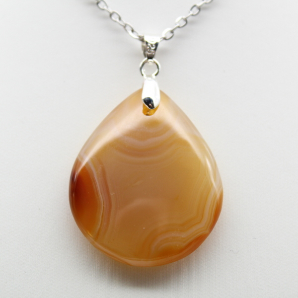 Carnelian drop pendant