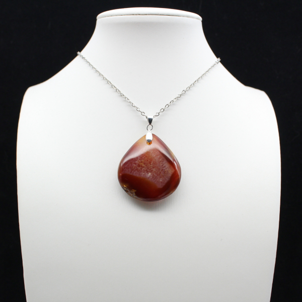 Carnelian drop pendant