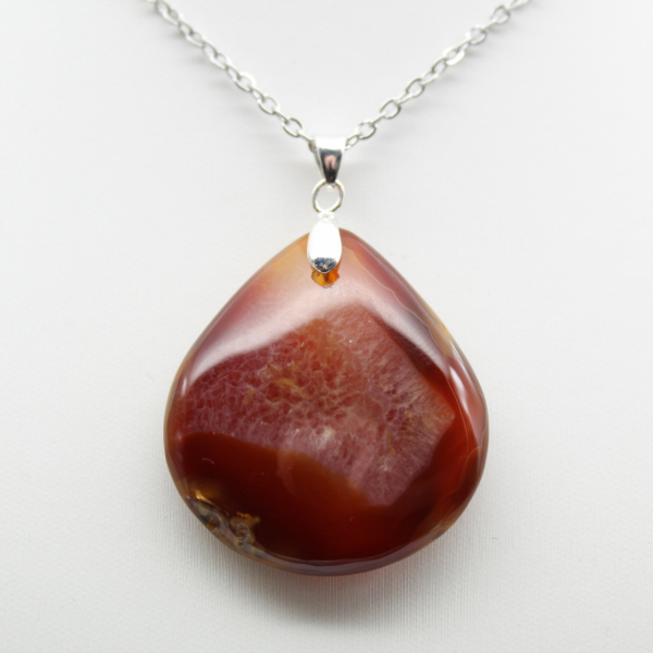 Carnelian drop pendant