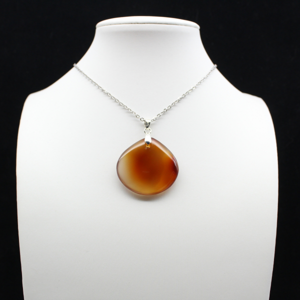 Carnelian drop pendant