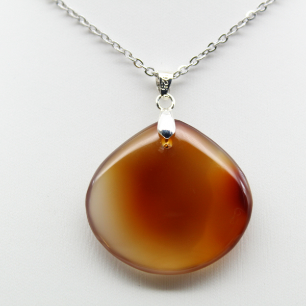 Carnelian drop pendant