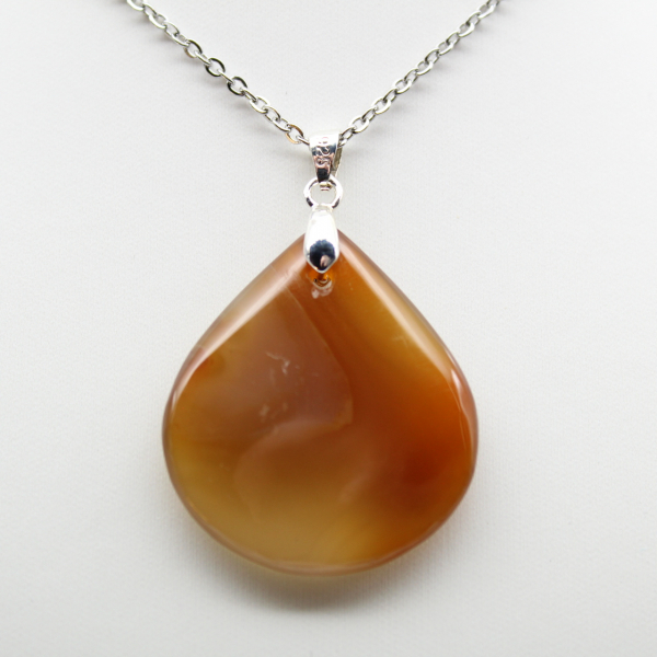 Carnelian drop pendant