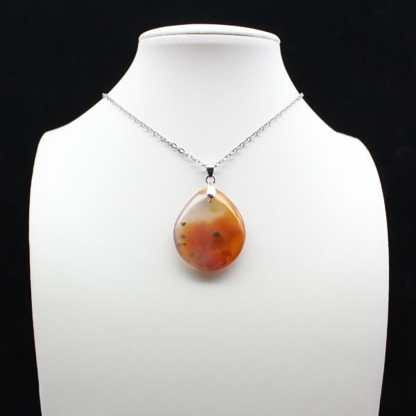 Carnelian drop pendant