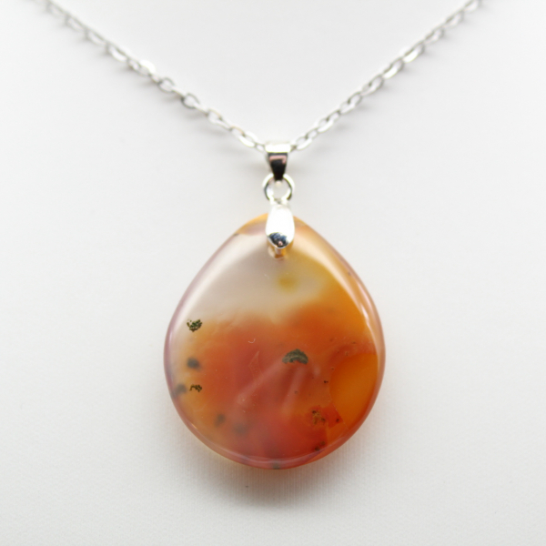 Carnelian drop pendant