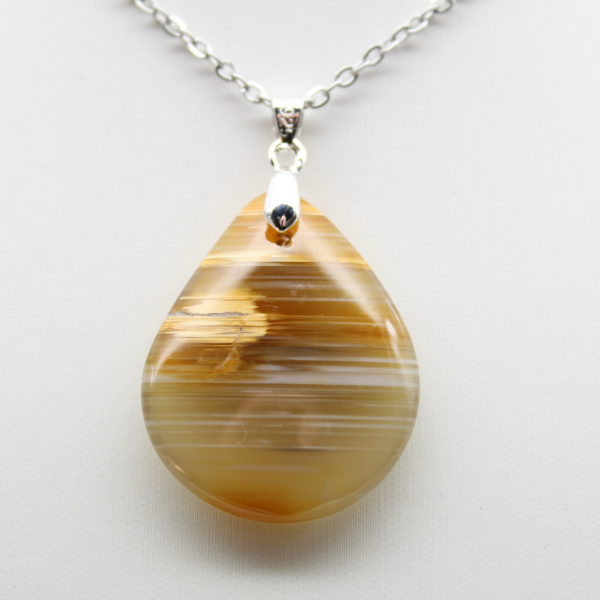 Carnelian drop pendant