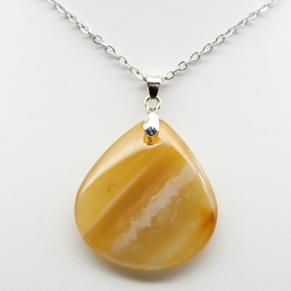 Carnelian drop pendant