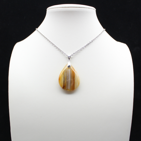 Carnelian drop pendant