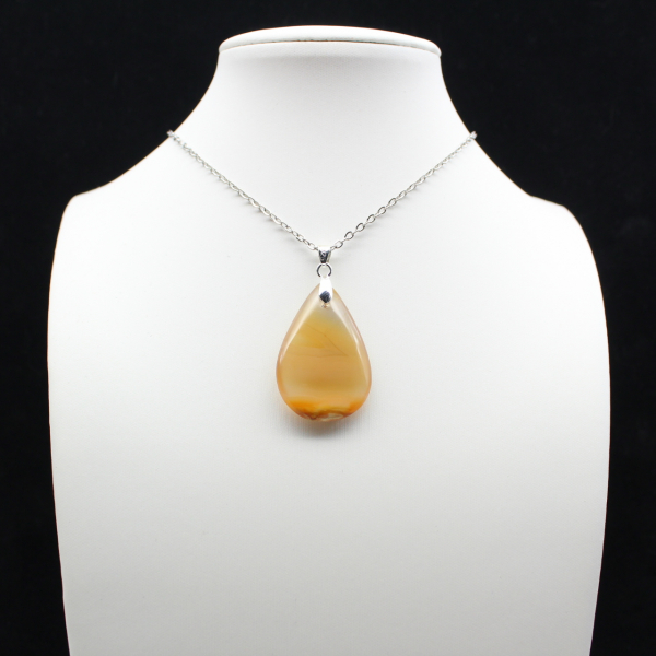 Carnelian drop pendant