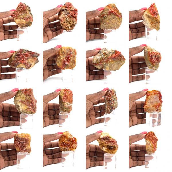 Vanadinite Stone Crystals