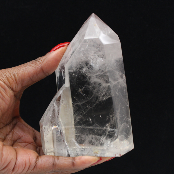 Rock crystal prism