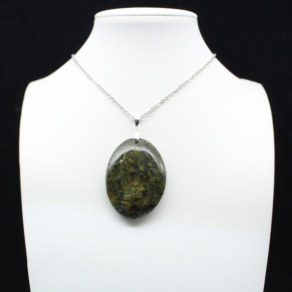 Green Opal Oval Pendant