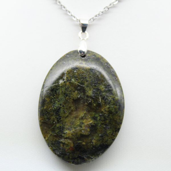 Green Opal Oval Pendant