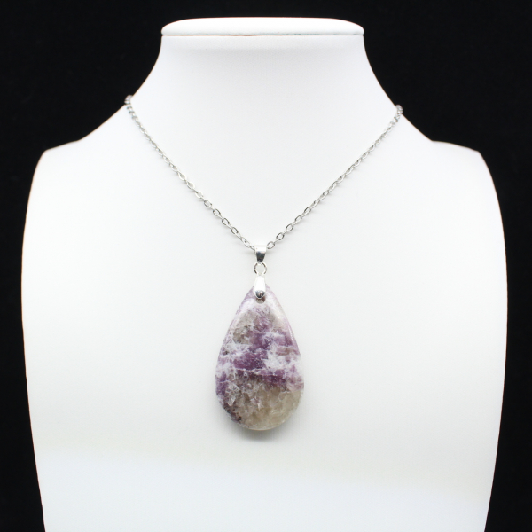 Lepidolite Drop Pendant