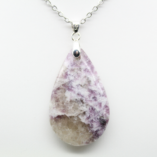 Lepidolite Drop Pendant