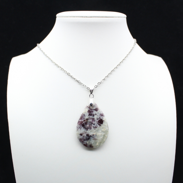 Lepidolite Drop Pendant