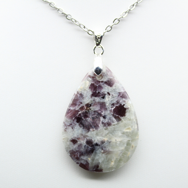 Lepidolite Drop Pendant