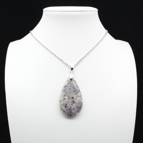 Lepidolite Drop Pendant