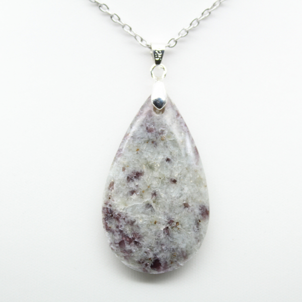 Lepidolite Drop Pendant