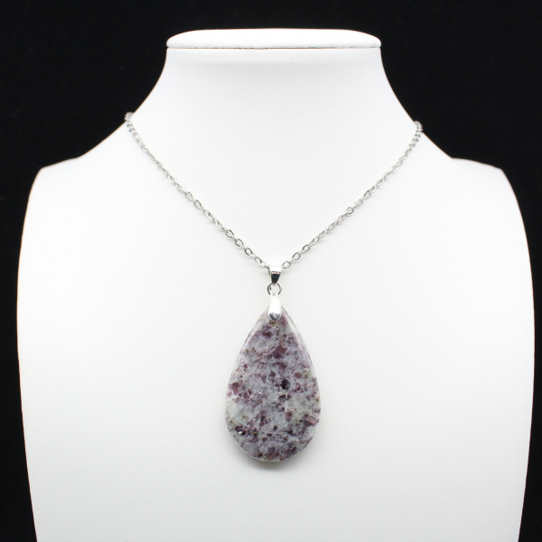 Lepidolite Drop Pendant