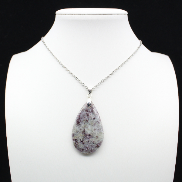 Lepidolite Drop Pendant