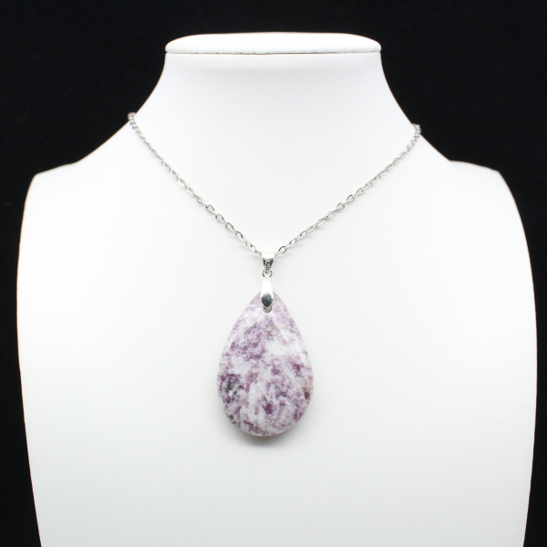 Lepidolite Drop Pendant