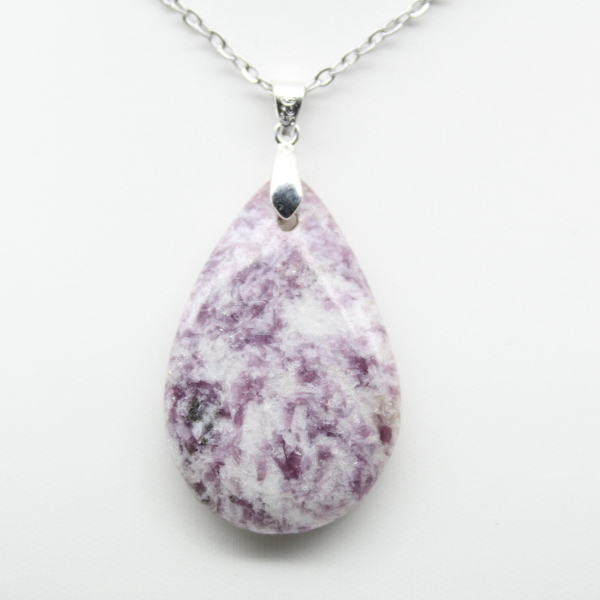 Lepidolite Drop Pendant