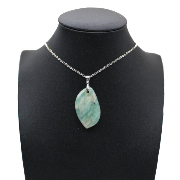 Amazonite Flame Pendant