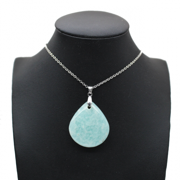 Amazonite Teardrop Pendant